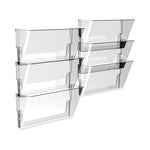 Wall File, Legal Size, 16" x 4" x 7", Clear