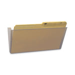 Wall File, Legal Size, 16" x 4" x 7", Clear