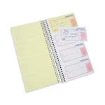 Wirebound Message Books, Two-Part Carbonless, 5 x 2.75, 4 Forms/Sheet, 400 Forms Total