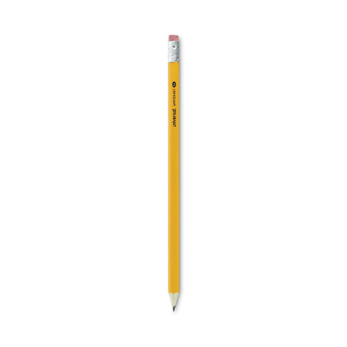 #2 Pre-Sharpened Woodcase Pencil, HB (#2), Black Lead, Yellow Barrel, 24/Pack