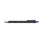 Ballpoint Pen, Retractable, Fine 0.7 mm, Blue Ink, Blue Barrel, Dozen