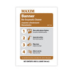 Banner Bio-Enzymatic Cleaner, Safe-to-Ship, Fresh Scent, 32 oz Bottle, 6/Carton
