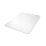 Antimicrobial Chair Mat, Rectangular, 45 x 53, Clear