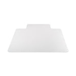 SuperMat Frequent Use Chair Mat for Medium Pile Carpet, 46 x 60, Wide Lipped, Clear