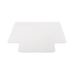 SuperMat Frequent Use Chair Mat for Medium Pile Carpet, 46 x 60, Wide Lipped, Clear