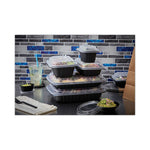 EarthChoice Entree2Go Takeout Container Vented Lid, 11.75 x 8.75 x 0.98, Clear, Plastic, 200/Carton