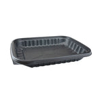 EarthChoice Entree2Go Takeout Container, 48 oz, 11.75 x 8.75 x 1.61, Black, Plastic, 200/Carton