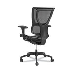 FlexFit 1500TM Mesh Task Chair, Suppports Up to 300 lbs,16.7" to 20.26" Seat Height, Black Seat, Black Back, Black Base