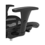 FlexFit 1500TM Mesh Task Chair, Suppports Up to 300 lbs,16.7" to 20.26" Seat Height, Black Seat, Black Back, Black Base