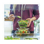 PLA Rectangular Deli Container Lids, 4.8 x 5.9 x 0.3, Clear, Plastic, 900/Carton