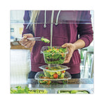 PLA Rectangular Deli Containers, 32 oz, 6.1 x 7.6 x 2.8, Clear, Plastic, 600/Carton