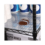 Shelf Liners For Wire Shelving, Clear Plastic, 36w x 24d, 4/Pack