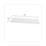 Shelf Liners For Wire Shelving, Clear Plastic, 48w x 18d, 4/Pack