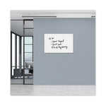 Frameless Glass Marker Board, 36 x 24, White Surface