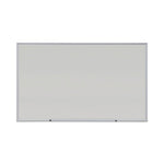 Deluxe Melamine Dry Erase Board, 60 x 36, Melamine White Surface, Silver Anodized Aluminum Frame