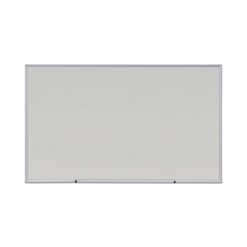 Deluxe Melamine Dry Erase Board, 60 x 36, Melamine White Surface, Silver Anodized Aluminum Frame