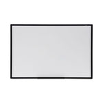 Design Series Deluxe Dry Erase Board, 36 x 24, White Surface, Black Anodized Aluminum Frame