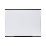 Design Series Deluxe Dry Erase Board, 48 x 36, White Surface, Black Anodized Aluminum Frame