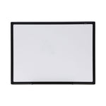 Design Series Deluxe Dry Erase Board, 24 x 18, White Surface, Black Anodized Aluminum Frame