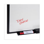 Design Series Deluxe Dry Erase Board, 24 x 18, White Surface, Black Anodized Aluminum Frame