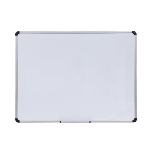 Magnetic Steel Dry Erase Marker Board, 48 x 36, White Surface, Aluminum/Plastic Frame