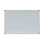 Magnetic Steel Dry Erase Marker Board, 72 x 48, White Surface, Aluminum/Plastic Frame