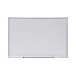 Deluxe Melamine Dry Erase Board, 36 x 24, Melamine White Surface, Silver Aluminum Frame