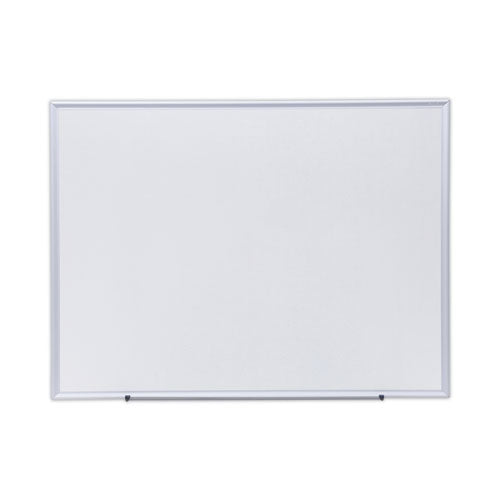 Deluxe Melamine Dry Erase Board, 48 x 36, Melamine White Surface, Silver Aluminum Frame