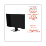 Blackout Privacy Filter for 18.5" Widescreen Flat Panel Monitor, 16:9 Aspect Ratio