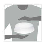 Dome Covers fit 10" Disposable Plates, Clear, Plastic, 500/Carton