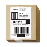 Cover-All Opaque Laser/Inkjet Shipping Labels, Internet Format, 5.5 x 8.5, White, 2 Labels/Sheet, 100 Sheets/Box