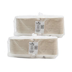 Bare Eco-Forward Bagasse Hinged Lid Containers, ProPlanet Seal, 3-Compartment, 9.6 x 9.4 x 3.2, Ivory, Sugarcane, 200/Carton