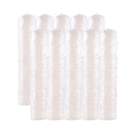 Polystyrene Plastic Flat Straw-Slot Cold Cup Lids, Fits 28 oz Cups, Translucent, 960/Carton