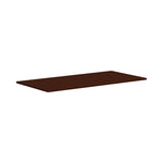 Mod Rectangular Conference Table Top, 72w x 36d, Traditional Mahogany