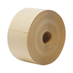 Glass-Fiber Reinforced Gummed Kraft Sealing Tape, 3" Core, 3" x 450 ft, Brown, 10/Carton