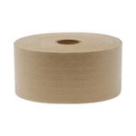 Glass-Fiber Reinforced Gummed Kraft Sealing Tape, 3" Core, 3" x 450 ft, Brown, 10/Carton