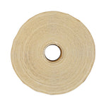 Glass-Fiber Reinforced Gummed Kraft Sealing Tape, 3" Core, 3" x 450 ft, Brown, 10/Carton