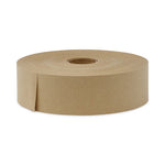 Gummed Kraft Sealing Tape, 3" Core, 2" x 600 ft, Brown, 12/Carton