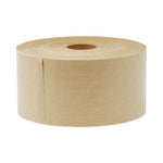 Glass-Fiber Reinforced Gummed Kraft Sealing Tape, 3" Core, 3" x 375 ft, Brown, 8/Carton