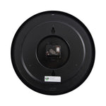 Indoor/Outdoor Round Wall Clock, 13.5" Overall Diameter, Black Case, 1 AA (sold separately)