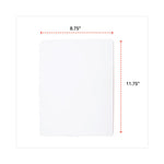 Lap/Learning Dry-Erase Board, Unruled, 11.75 x 8.75, White Surface, 6/Pack