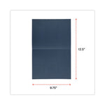 Certificate/Document Cover, 8.5 x 11; 8 x 10; A4, Navy, 6/Pack