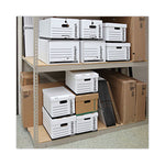 Heavy-Duty Storage Drawers, Letter Files, 14" x 25.5" x 11.5", White, 6/Carton