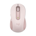 Signature M650 Wireless Mouse, Medium, 2.4 GHz Frequency, 33 ft Wireless Range, Right Hand Use, Rose