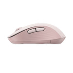 Signature M650 Wireless Mouse, Medium, 2.4 GHz Frequency, 33 ft Wireless Range, Right Hand Use, Rose