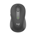 Signature M650 Wireless Mouse, Large, 2.4 GHz Frequency, 33 ft Wireless Range, Right Hand Use, Graphite