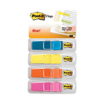 Highlighting Page Flags, 4 Bright Colors, 0.5 x 1.75, 35/Color, 4 Dispensers/Pack