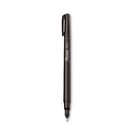 Water-Resistant Ink Porous Point Pen Value Pack, Stick, Fine 0.4 mm, Black Ink, Black Barrel, 36/Pack