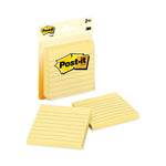 Original Pads in Canary Yellow, Note Ruled, 3" x 3", 100 Sheets/Pad, 2 Pads/Pack