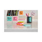 Vertical Pop-up Note Dispenser, For 3 x 3 Pads, Black